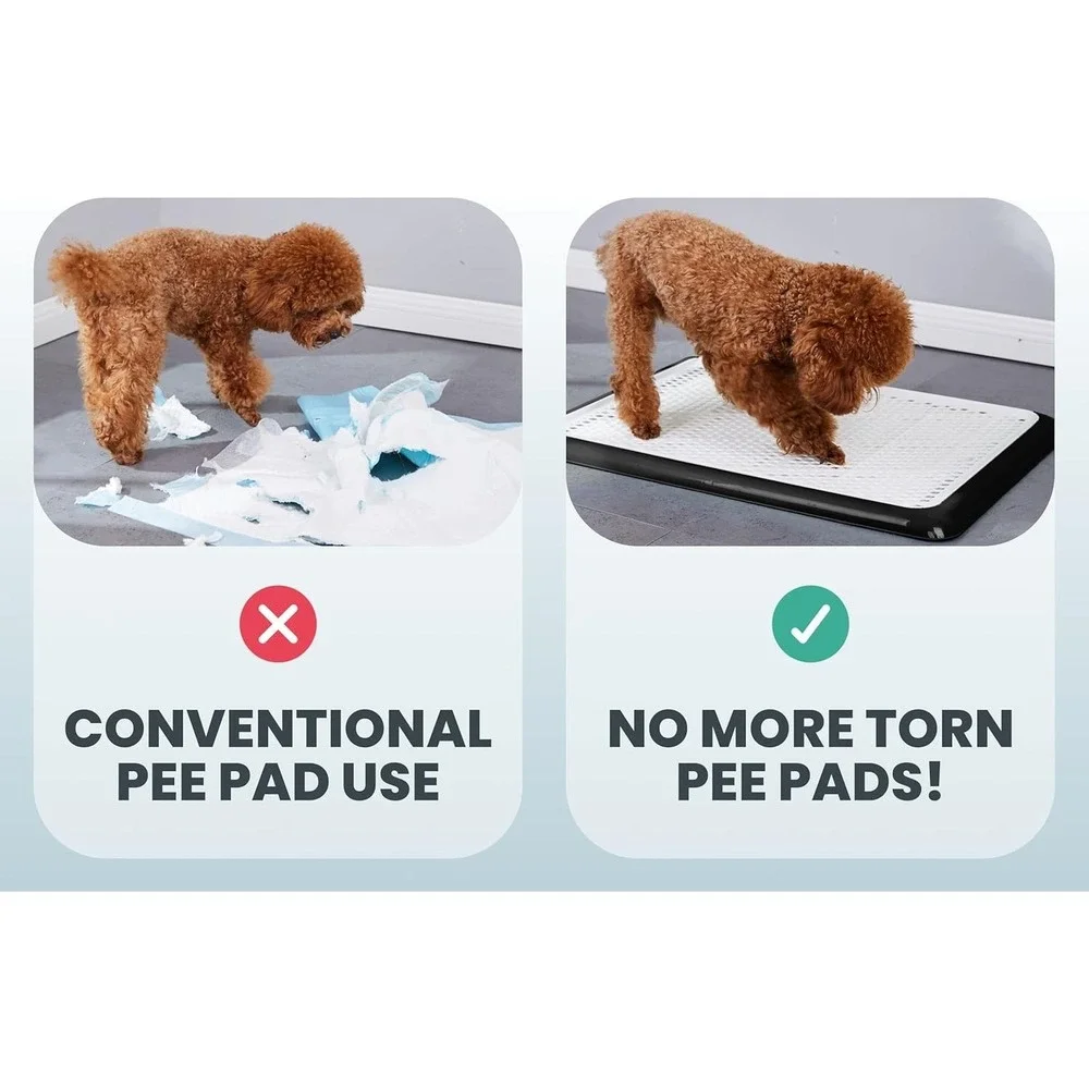 Indoor Dog Potty Tray Puppy Pee Pad Holder 25
